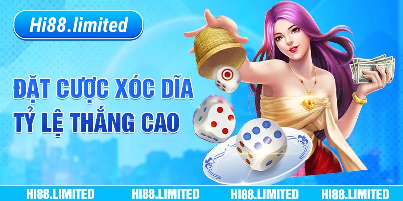 Xóc đĩa có tỷ lệ chiến thắng rất cao